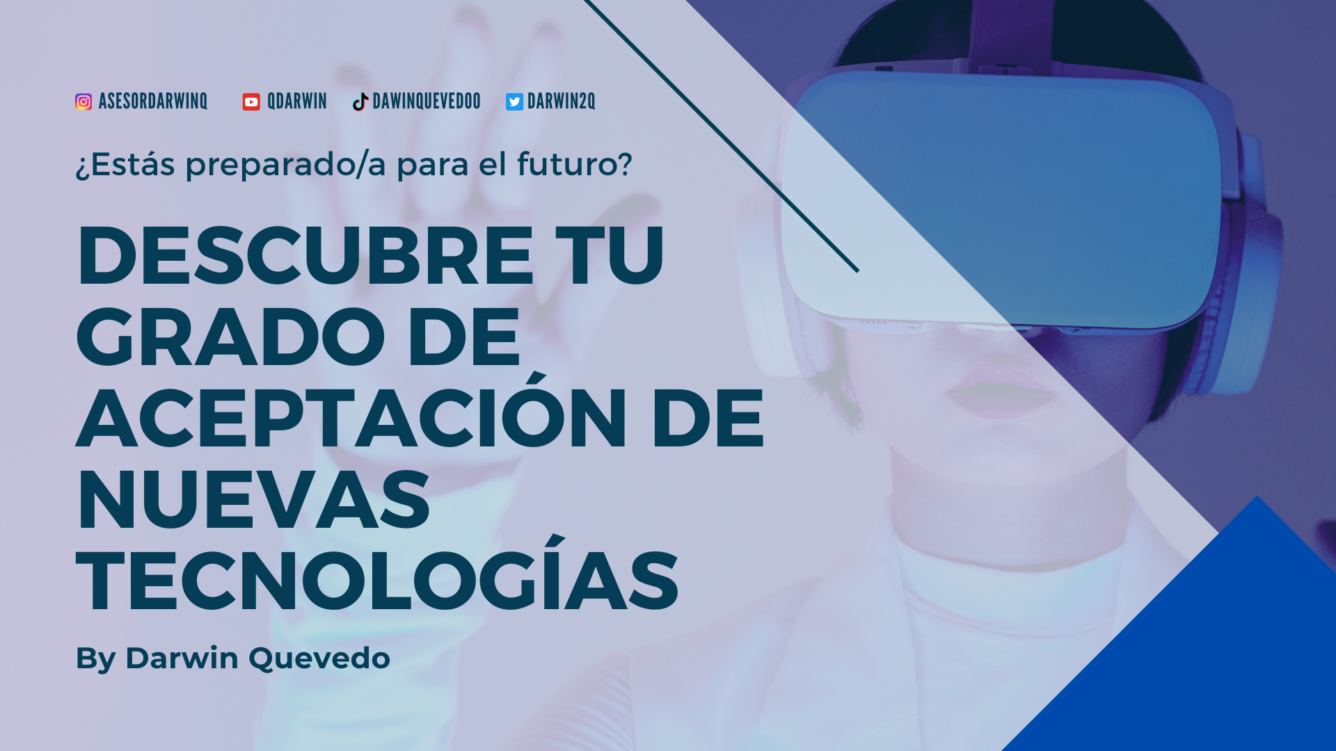 ¿Estás preparado/a para el futuro? Descubre tu grado de aceptación de nuevas tecnologías.